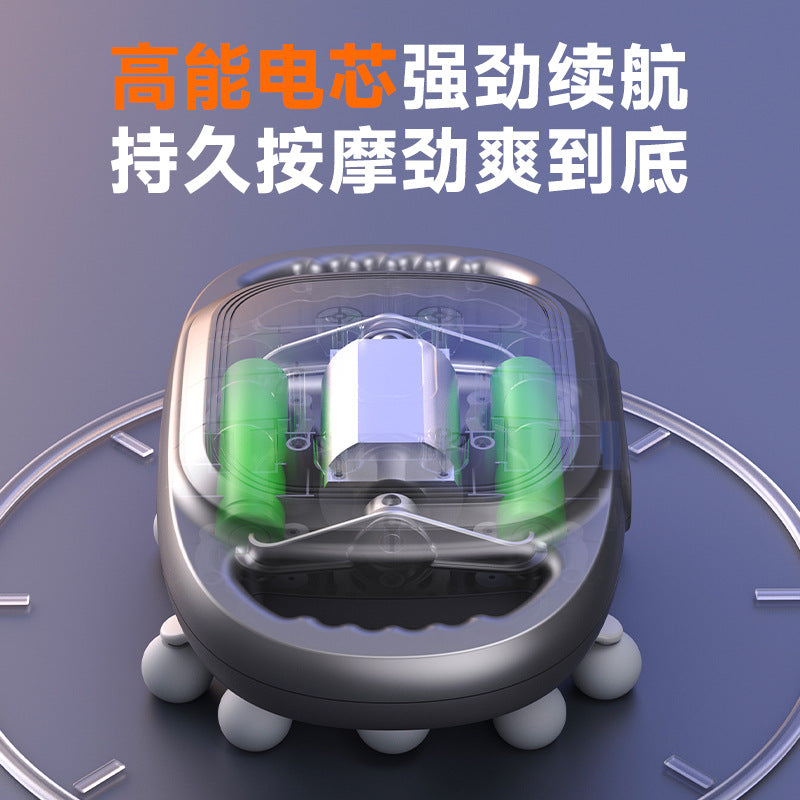 New cross-border LCD 22-head fascia gun waist back stretching vibration deep muscle massager charging