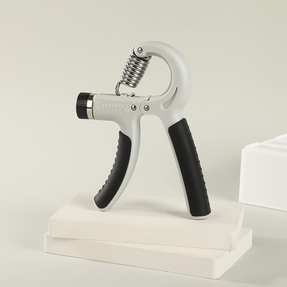 Strictly selected rubber-coated R-type grip 5-60kg high-end men's finger strength trainer, exercise and rehabilitation tool