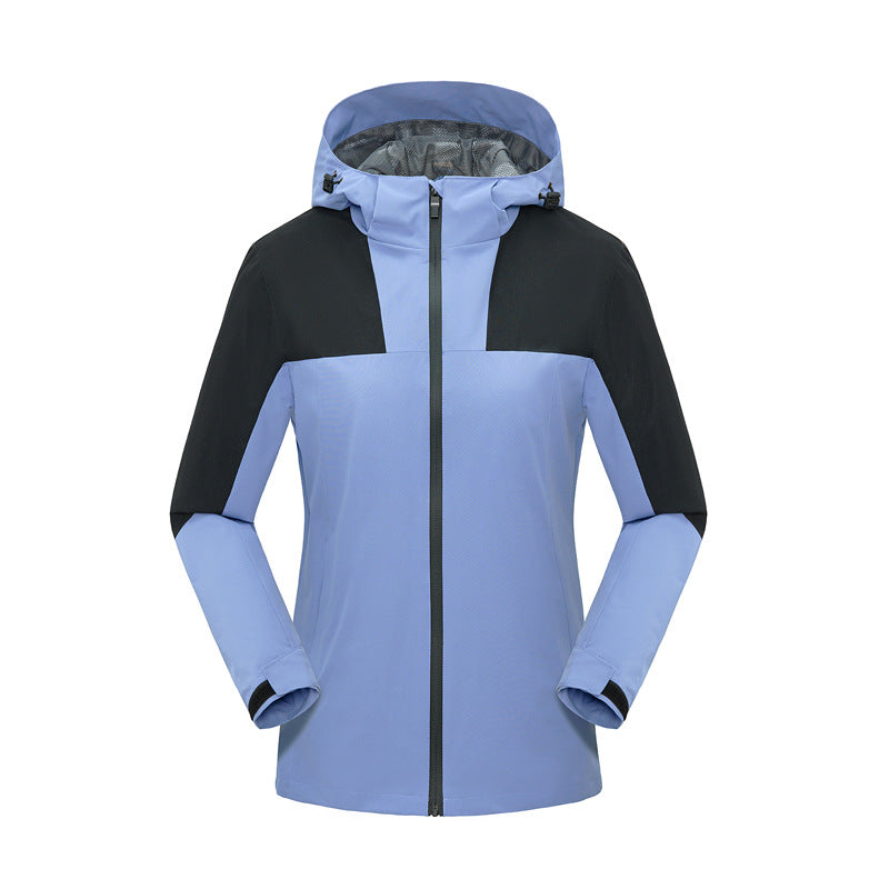 Windproof and waterproof outdoor team clothes solid color thin workwear tooling jacket workwear jacket custom printed logo