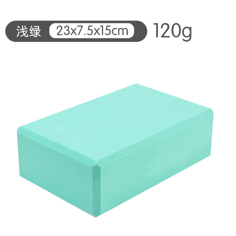 EVA Color Yoga Brick High Density Color Logo Eco-friendly Yoga Assistant One-word Horse Practice Tool