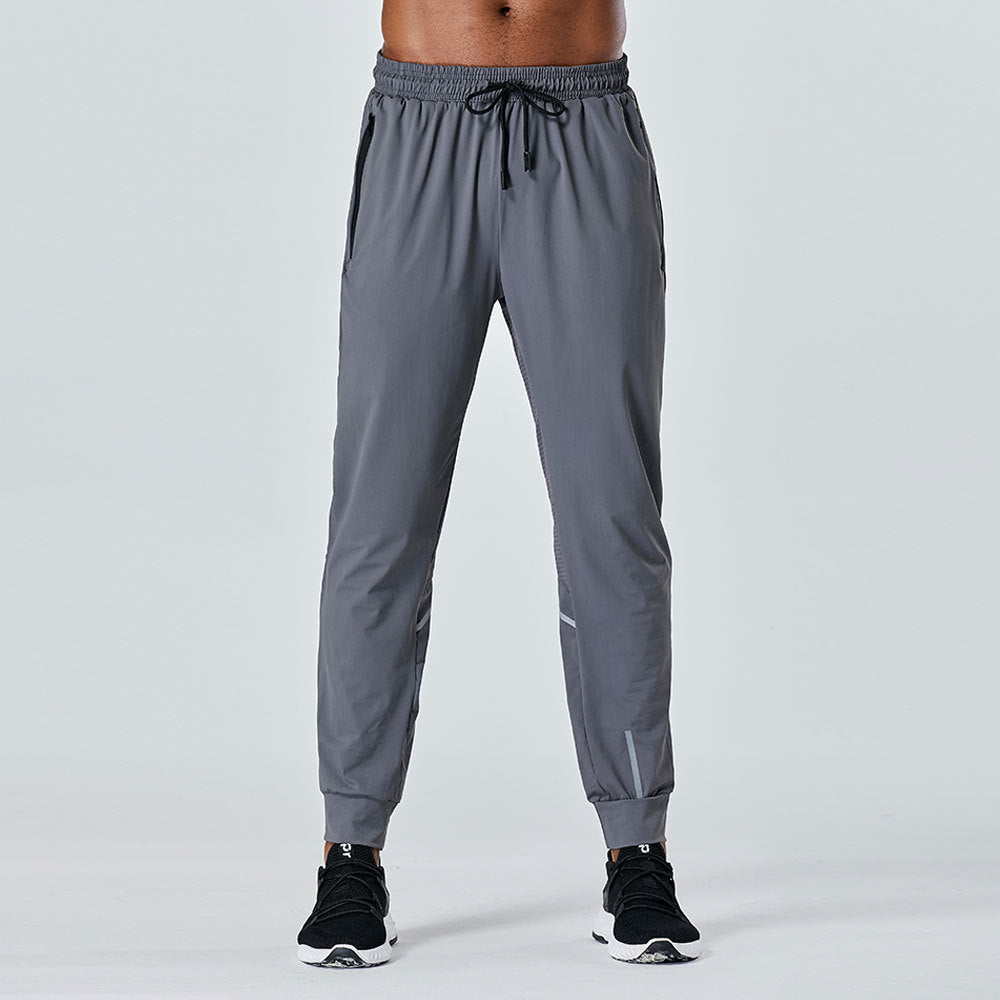 LULU sports quick-drying pants men's summer thin casual outdoor ice silk elastic pants breathable loose running trousers