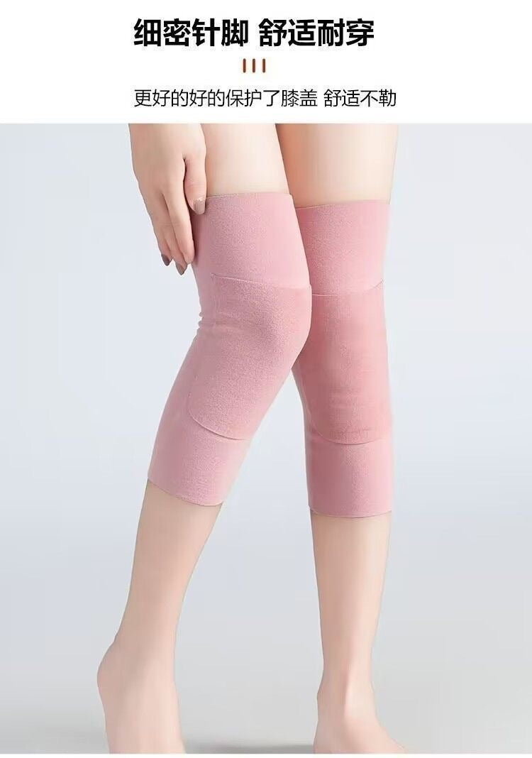 Knee pads to keep the old cold legs, German velvet for men and women in spring and summer, knee joint covers for men and cold-proof elderly, plus pocket paint to absorb shock.