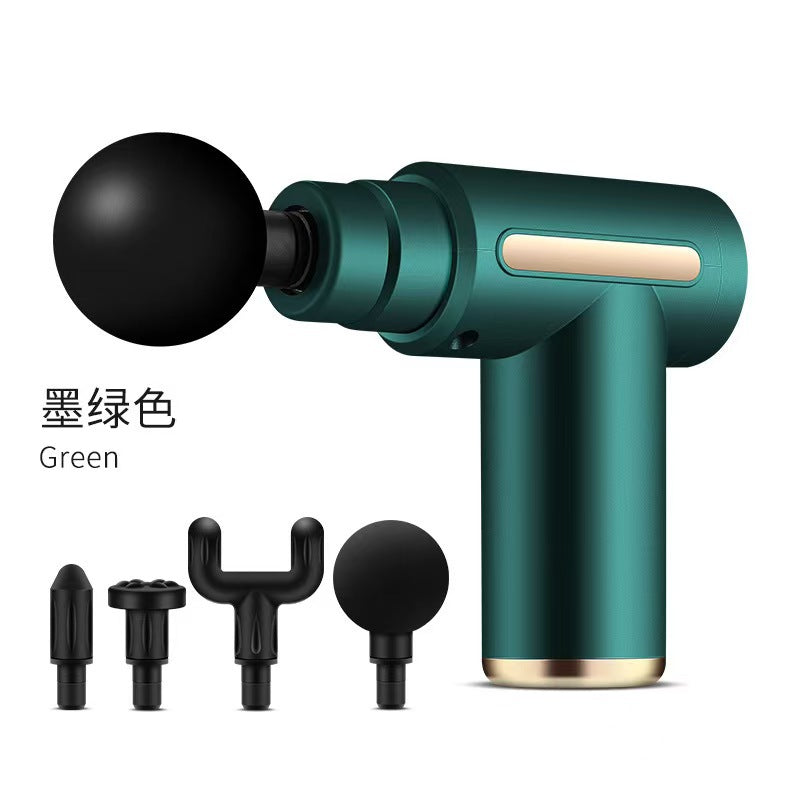 Cross-border Pulse Fascia Gun Muscle Deep Impact Choroid Mini Electric Massage Amazon Massager Neck Rub Gun