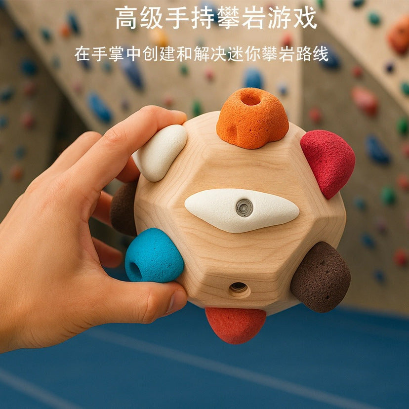 Household fingerboard Father and son share home equipment Rehabilitation Rock climbing training Enhance strength Accuracy Practice ball