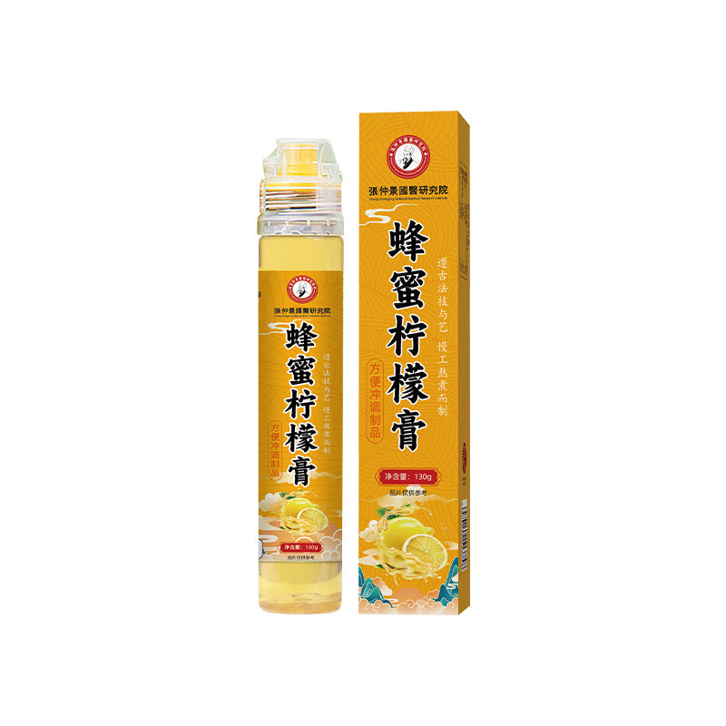 Zhang Zhongjing Honey Lemon Cream 130g Small Package Fruit Tea Brewing Beverage Chinese Health Health Drink Nourishing