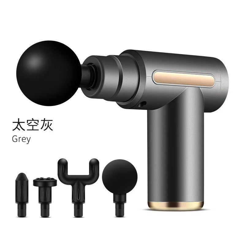 Cross-border Pulse Fascia Gun Muscle Deep Impact Choroid Mini Electric Massage Amazon Massager Neck Rub Gun