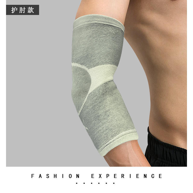 Sports protective gear custom men's and women's high elastic breathable wrist guards, elbow pads, ankle pads, non-slip protection, knee knitted knee pads