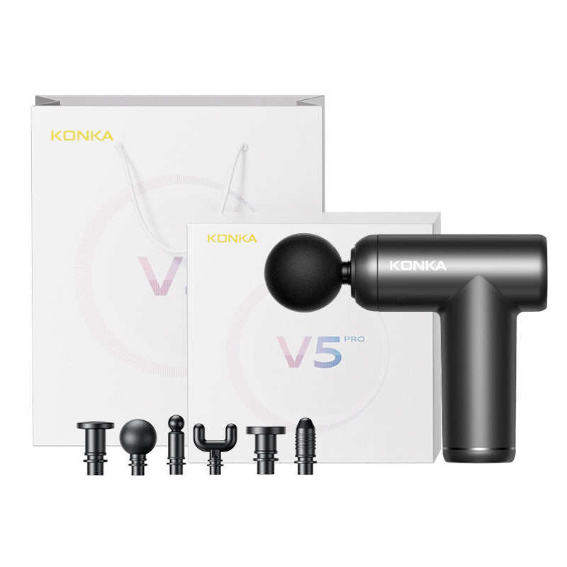 Konka fascia gun factory household small muscle relaxation massager intelligent electric massager cross-border charging model