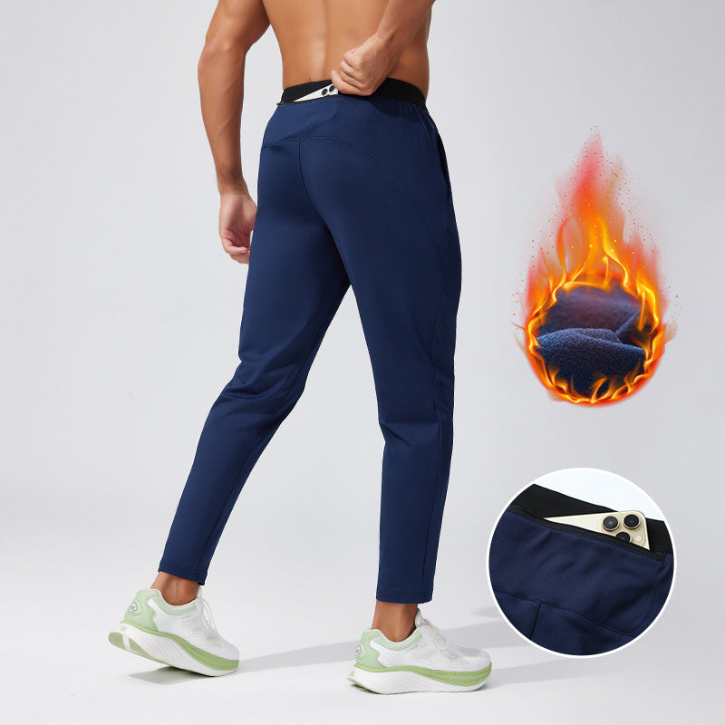Autumn and winter new sports pants men's loose outdoor running fitness trousers large size knitted casual sports trousers
