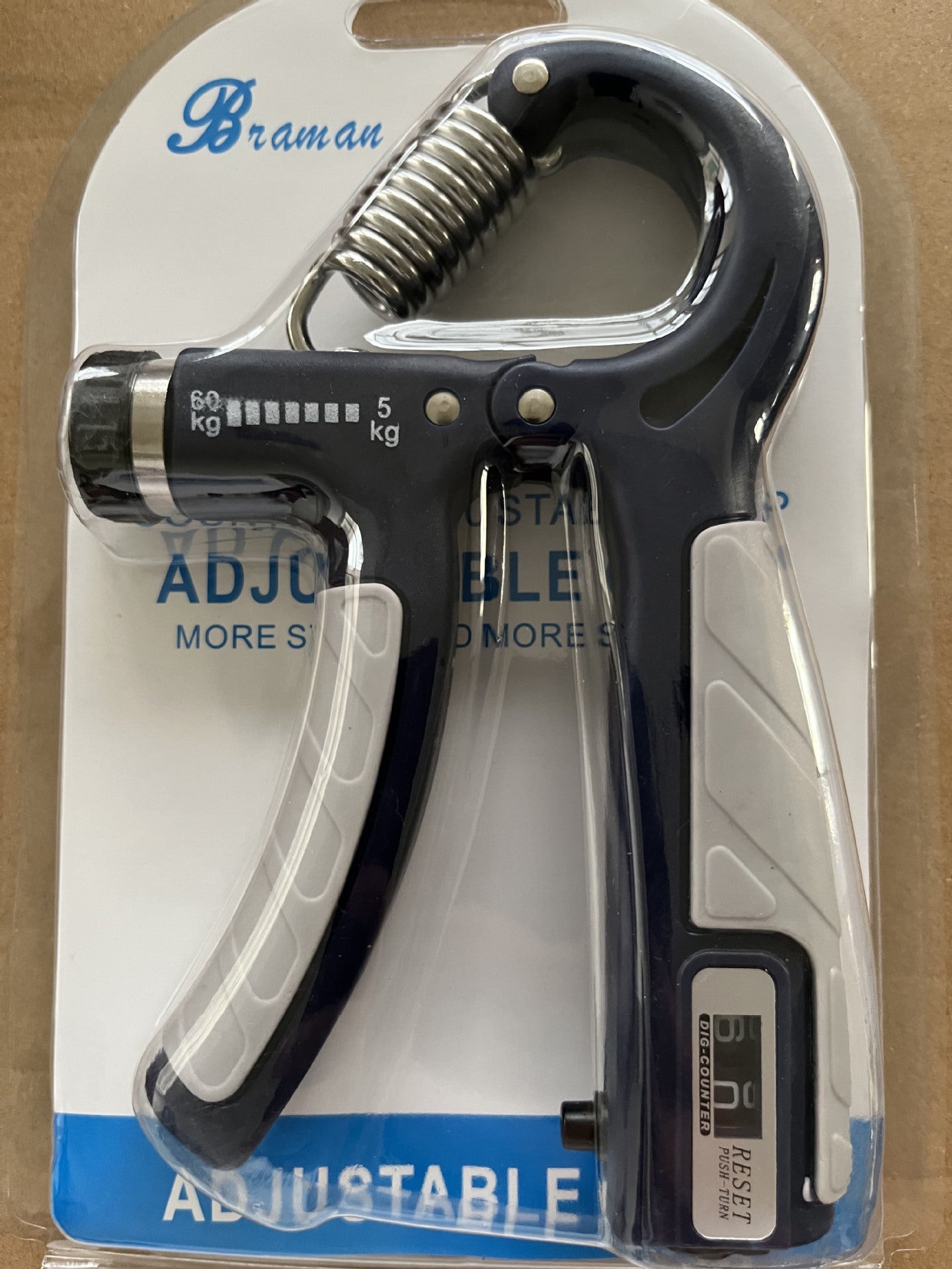 Counting grip professional arm training 5-60KG adjustable arm muscle hand strength fitness rehabilitation decompression finger manufacturer