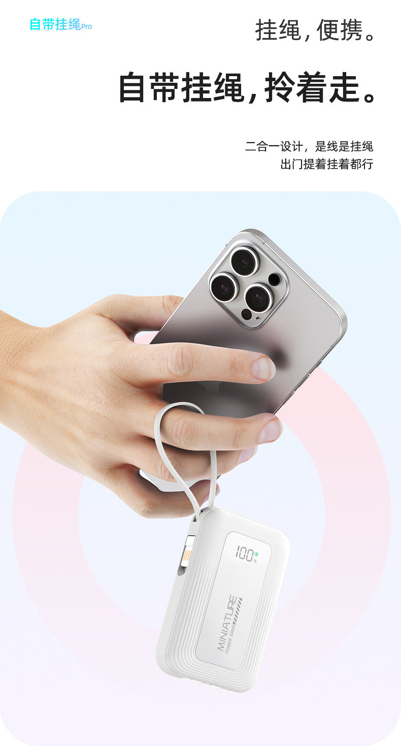 Cross-border new arrival20000mAh power bank with super fast charging and large capacity1Wan comes with a lightweight portable charger