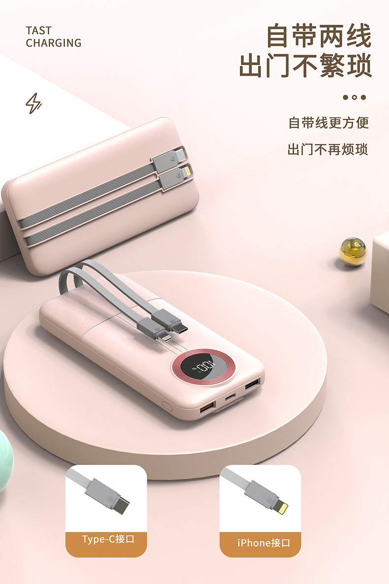 3C Certified Lightweight Portable Power Bank10000Ma22.5W Super Fast Charging Power Bank Custom Gift LOGO