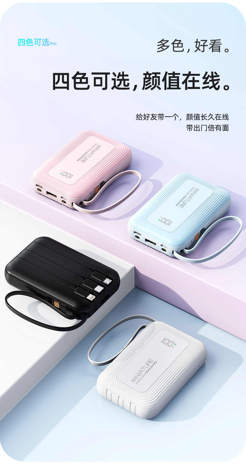 Cross-border new arrival20000mAh power bank with super fast charging and large capacity1Wan comes with a lightweight portable charger