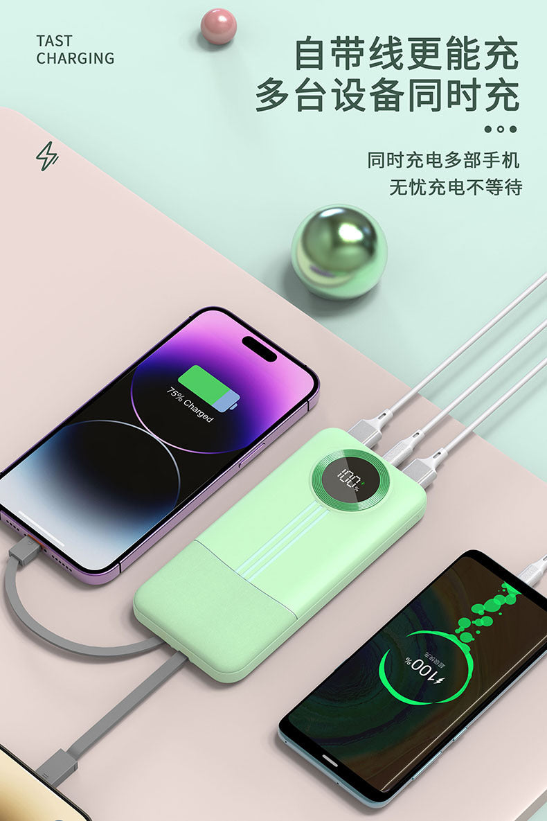 3C Certified Lightweight Portable Power Bank10000Ma22.5W Super Fast Charging Power Bank Custom Gift LOGO