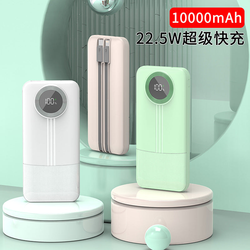 3C Certified Lightweight Portable Power Bank10000Ma22.5W Super Fast Charging Power Bank Custom Gift LOGO