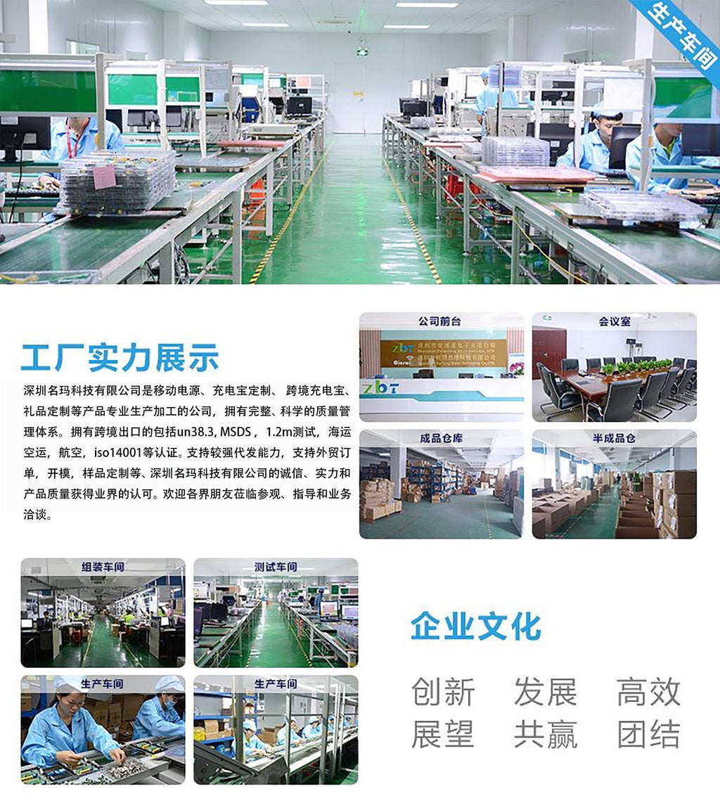 KC Cross-border Solar Energy3c Certified Power Bank with Cable50000mAh large capacity portable power bank customization