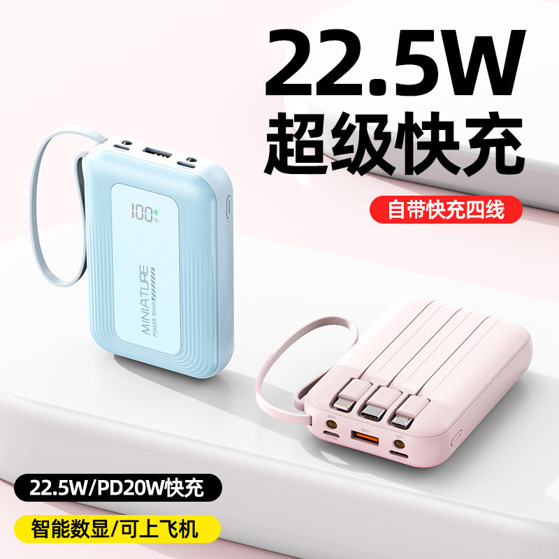 Cross-border new arrival20000mAh power bank with super fast charging and large capacity1Wan comes with a lightweight portable charger